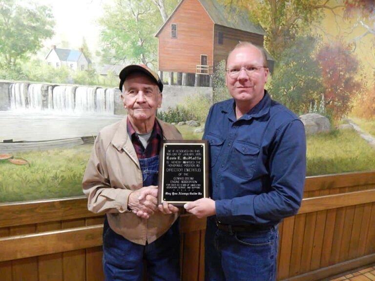 The Ozark Steam Engine Association is proud to announce that Louie McHaffie has been declared a Director Emeritus.